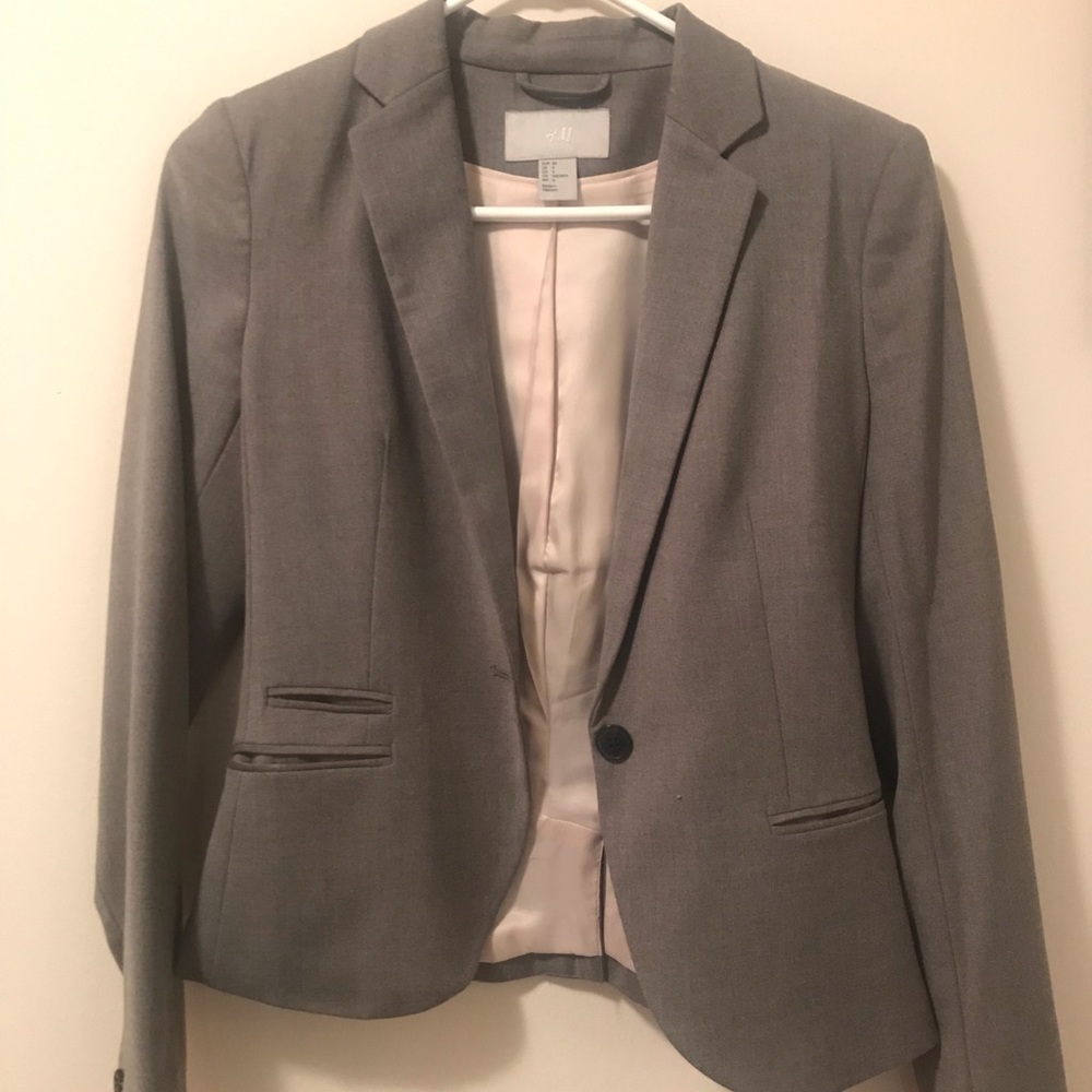 H&M grey blazer